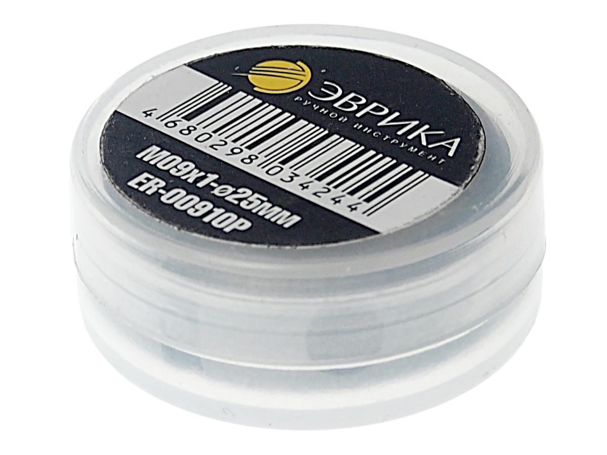 Плашка M09x1-o25мм, в пластиковом футляреЭВРИКА preview 1