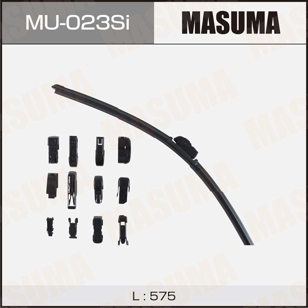 Щетка стеклоочистителя 575 мм бескаркасная 1 шт MASUMA Beam Wiper Blade MU-023Si preview 1