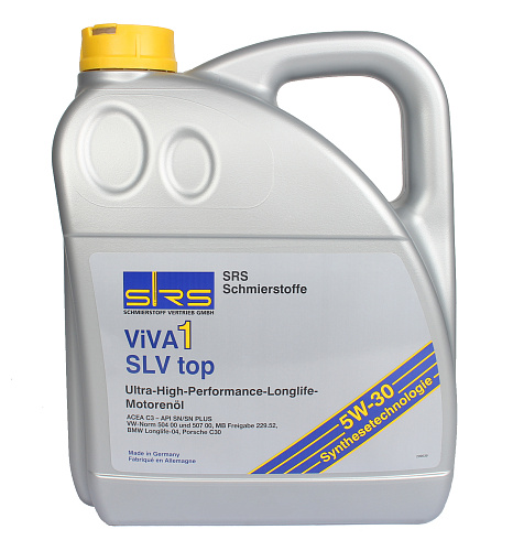 Масло моторное SRS VIVA1 SLV TOP (plus) 5W30 4л синт. preview 1