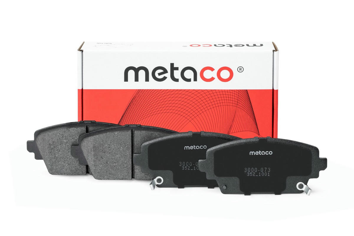 Колодки тормозные передние к-кт metaco 3000-073 preview 1