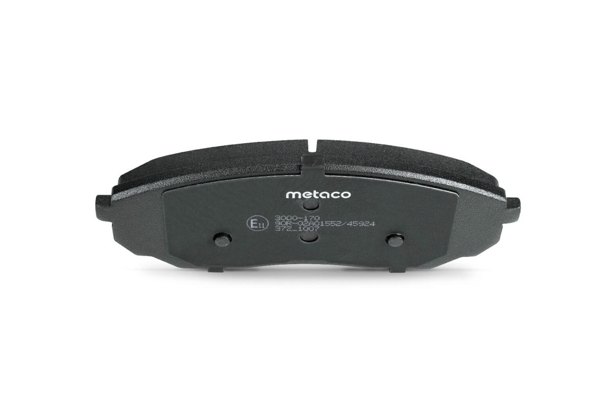 Колодки тормозные передние к-кт metaco 3000-170 preview 5