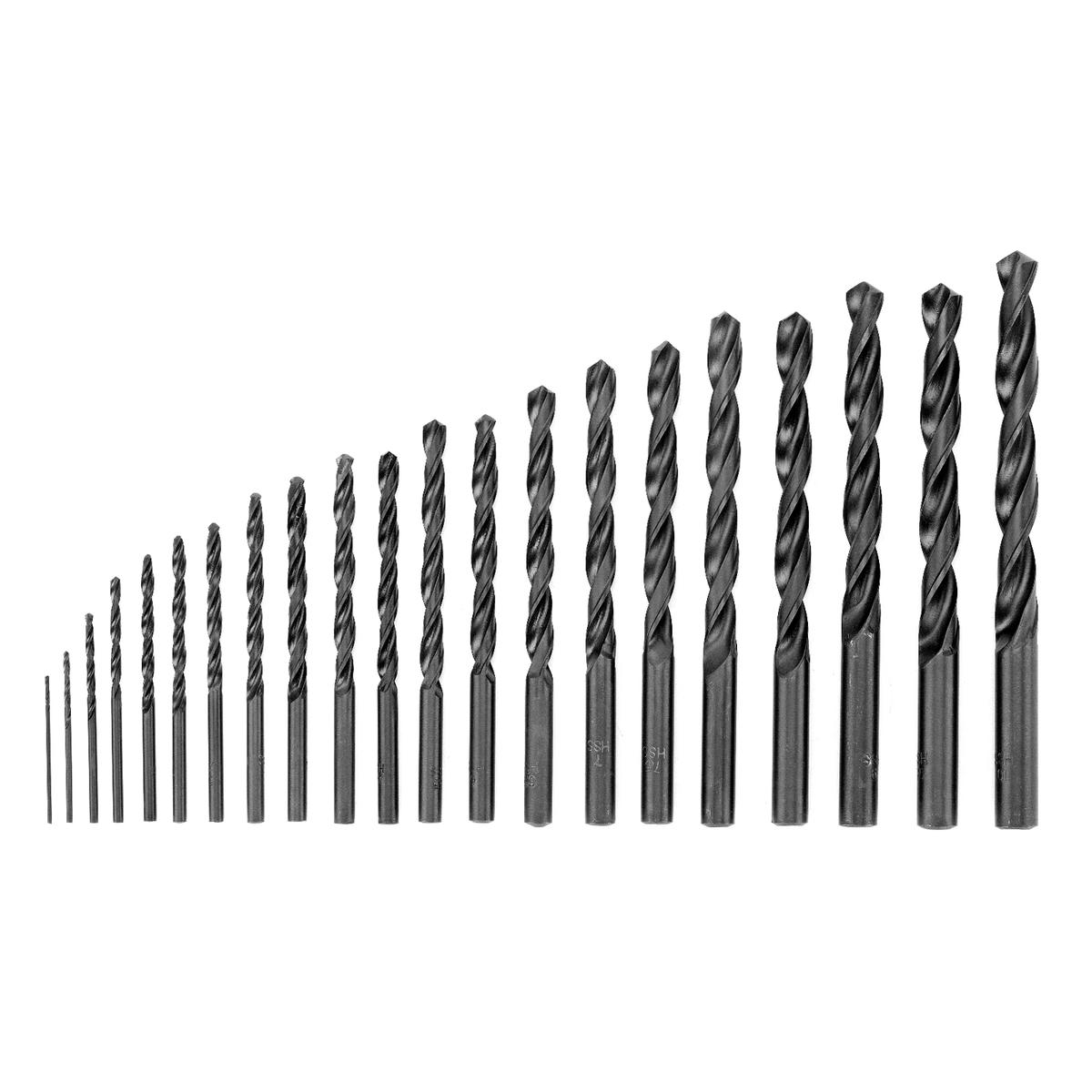 Набор сверл по металлу 1-10 мм (через 0,5 мм+3,2и4,8 мм) 21шт SPARTA preview 5