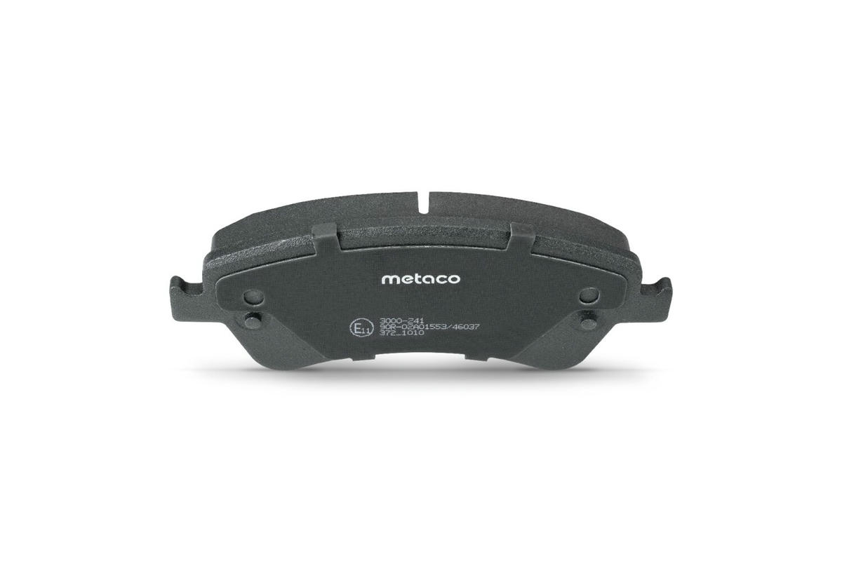 Колодки тормозные передние к-кт metaco 3000-241 preview 5