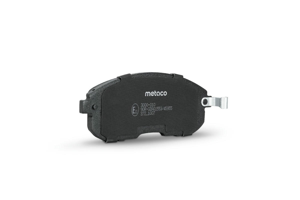 Колодки тормозные передние к-кт metaco 3000-010 preview 2