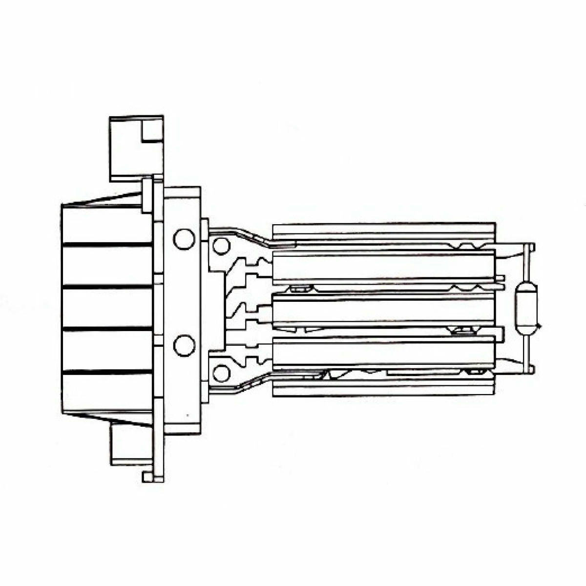 Резистор отопителя LUZAR LFR 1680 preview 3 Резистор отопителя LUZAR LFR 1680 preview 3