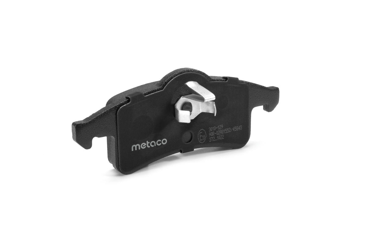 Колодки тормозные задние дисковые к-кт metaco 3010-129 preview 2