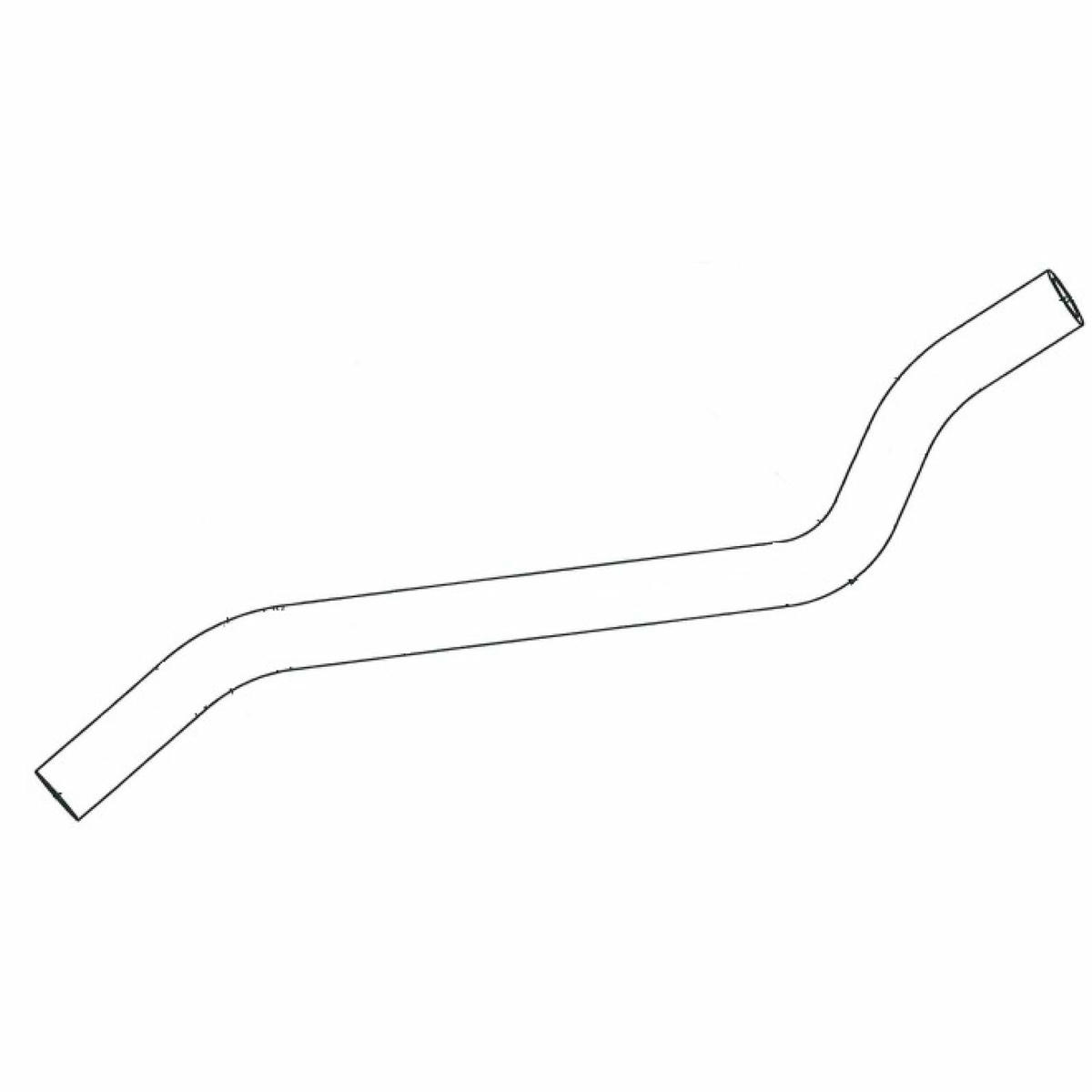 Патрубок рад. отоп. для а/м Chevrolet Lacetti (04-) 1.4i/1.6i/1.8i отвод. (EPDM,1шт.) LUZAR LPKh 05022 preview 2