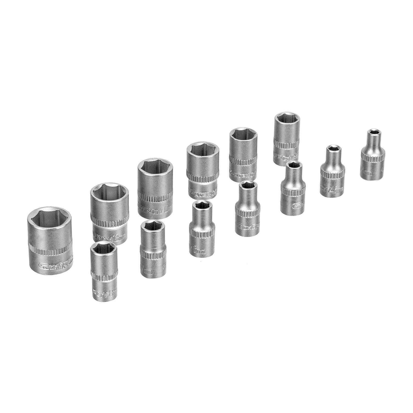 Набор инструментов 1/2", 3/8", 1/4", пластиковый кейс 215 предм. Сибртех preview 13