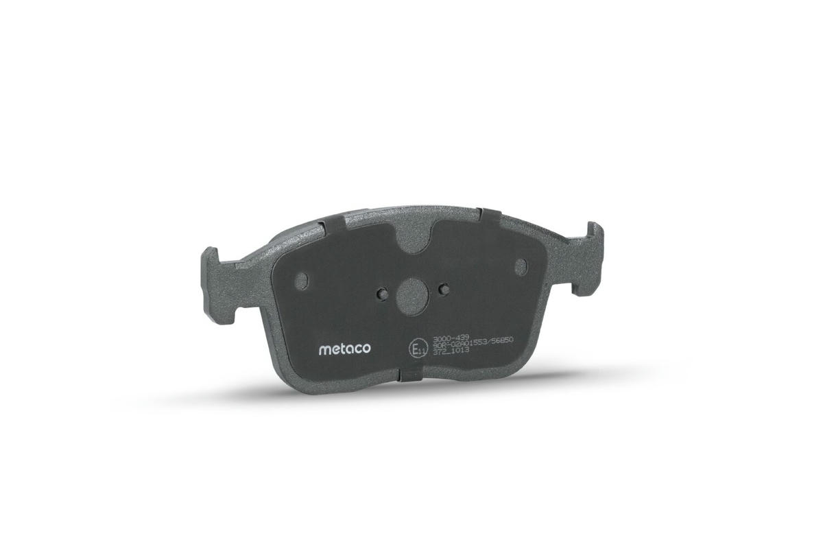 Колодки тормозные передние к-кт metaco 3000-439 preview 3