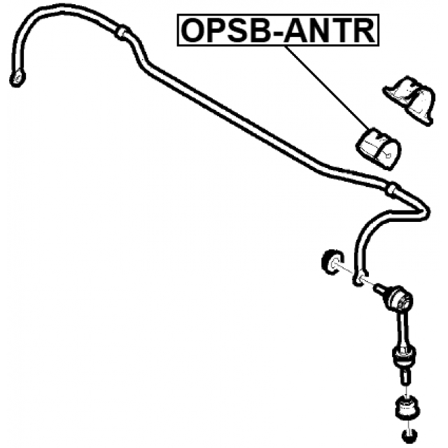ВТУЛКА ЗАДНЕГО СТАБИЛИЗАТОРА D24 preview 2