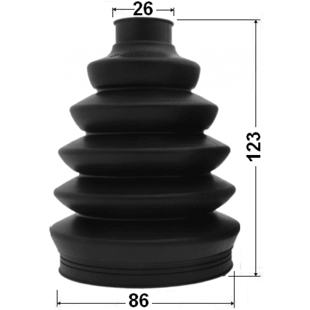 Пыльник ШРУСа наружного пер FEBEST 1917P-E70 preview 2 Пыльник ШРУСа наружного пер FEBEST 1917P-E70 preview 2