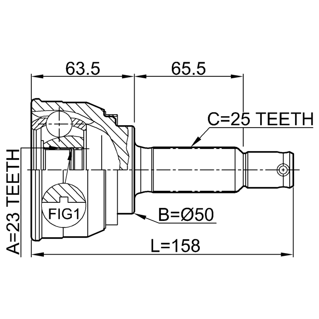 ШРУС наружный FEBEST 0410-005 preview 2