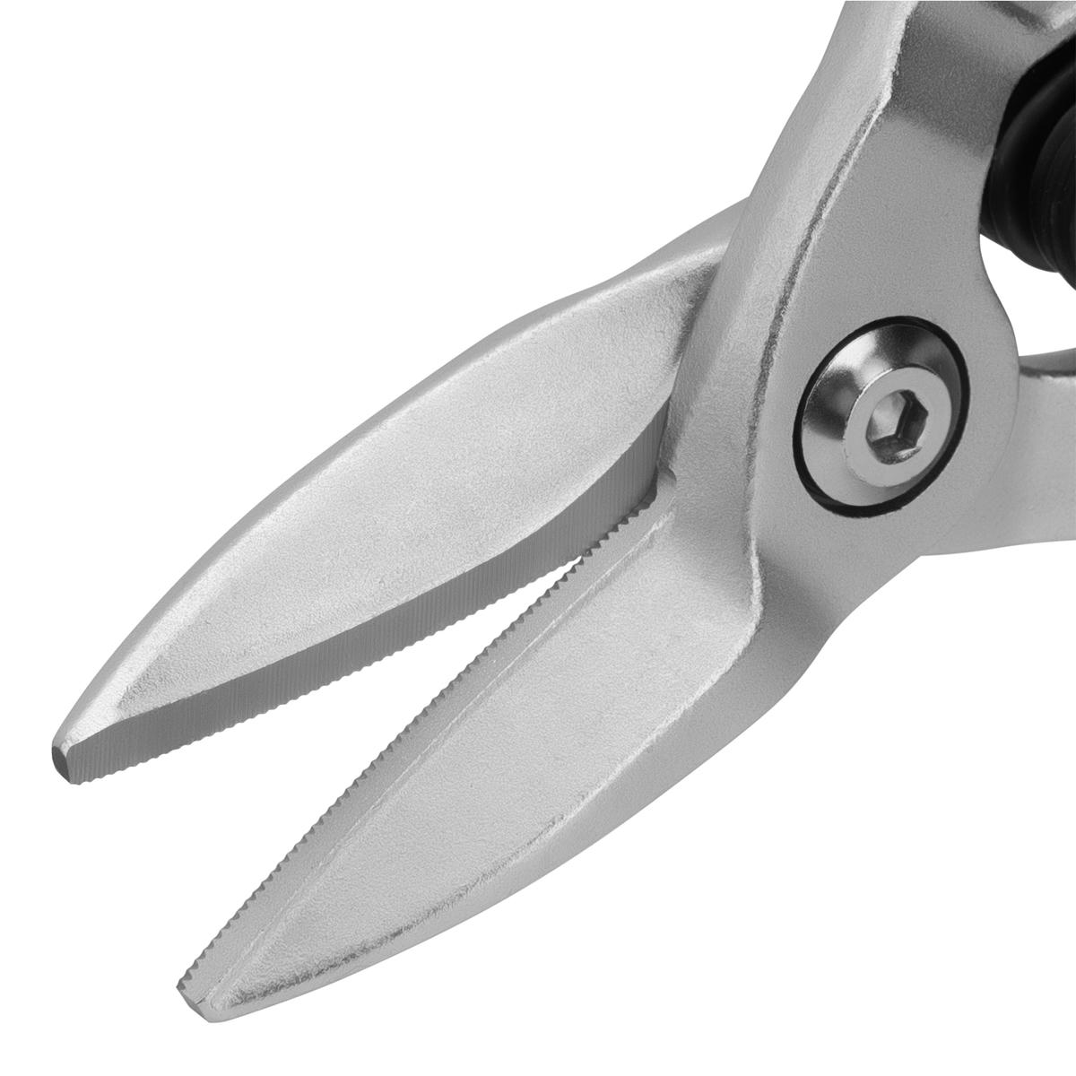 Ножницы по металлу,270мм, прямой рез,сталь-CrMo, трехкомп.рук-ки Denzel preview 5