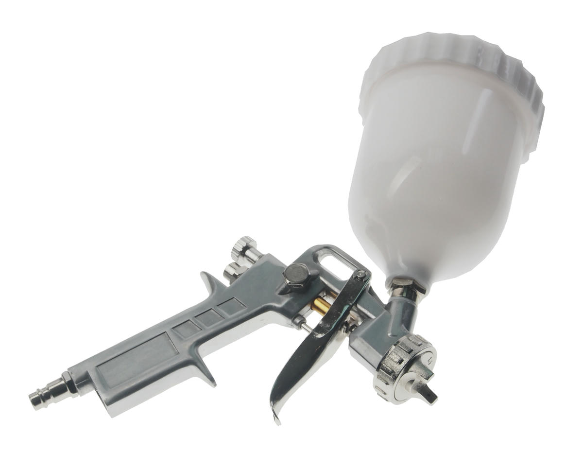 Краскопульт с верх. пластиковым бачком 600мл 1,5мм ЭВРИКА preview 1