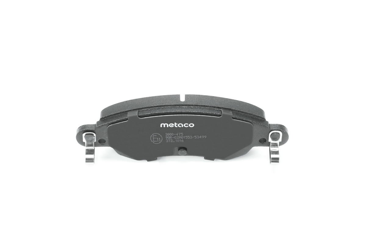 Колодки тормозные передние к-кт metaco 3000-475 preview 4