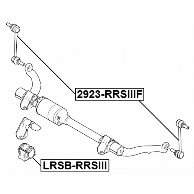2923-RRSIIIF_тяга стабилизатора передняя! Land Rover Range Rover Sport 13> preview 2