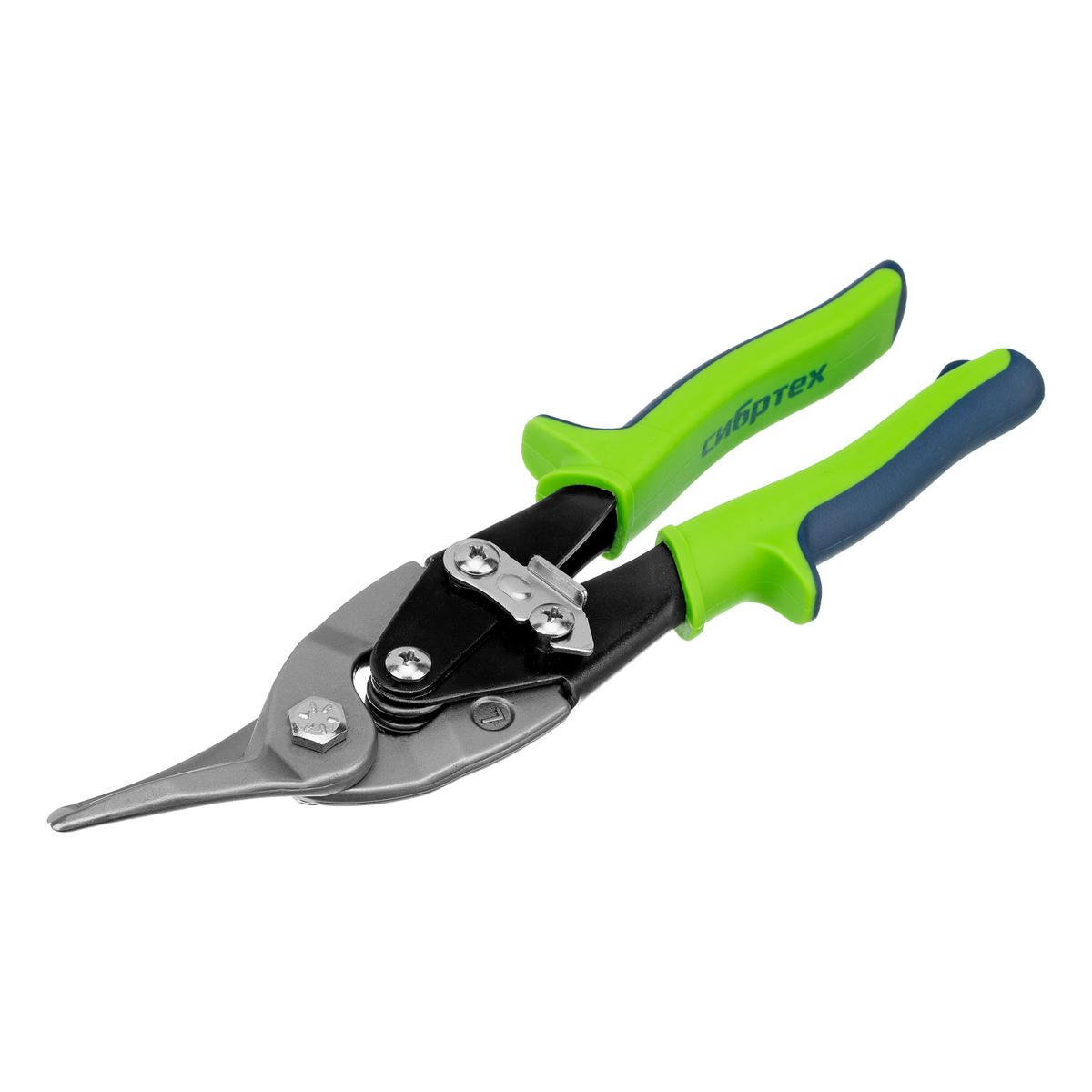 Ножницы по металлу, 250 мм, левый рез, сталь С55,двухкомпонентные рукоятки СИБРТЕХ preview 2