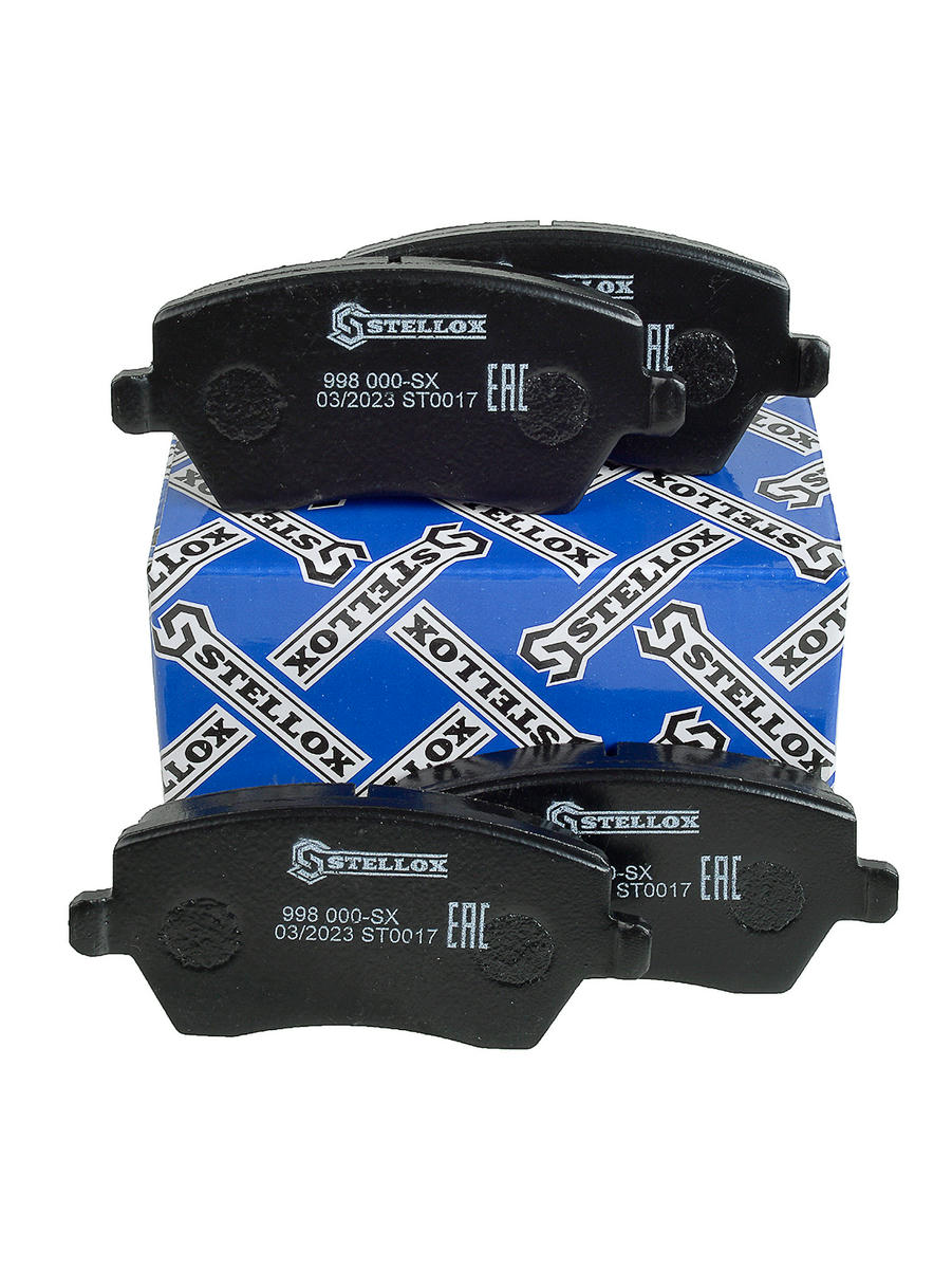 Колодки дисковые п. Nissan Micra 1.2i-1.5CDi &16V 03> STELLOX 998000_SX preview 7