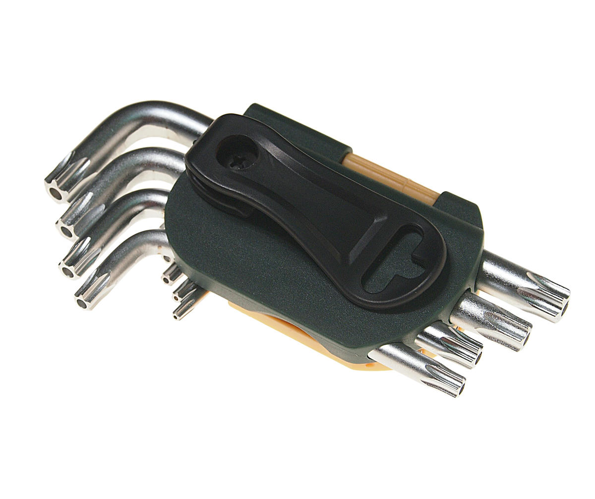 Набор ключей торкс Г-обр. T10H-T50H 9пр с отверстием ROCK FORCE preview 1