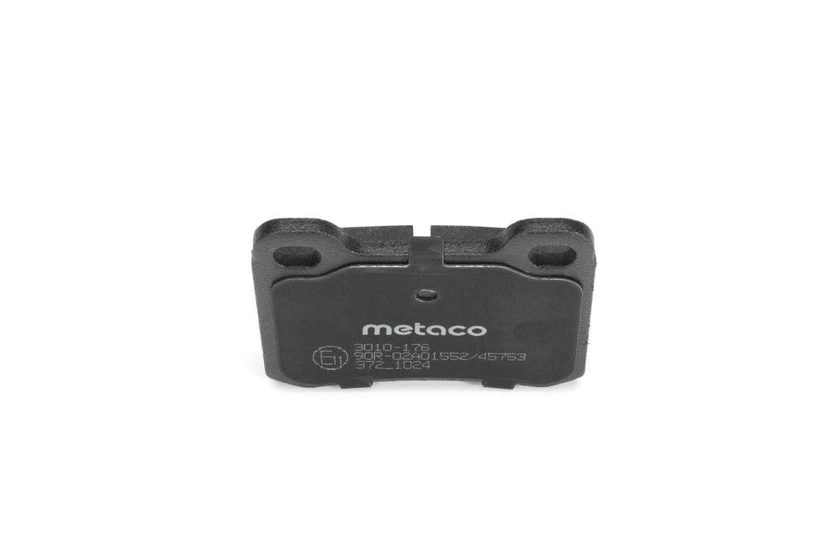 Колодки тормозные задние дисковые к-кт metaco 3010-176 preview 4