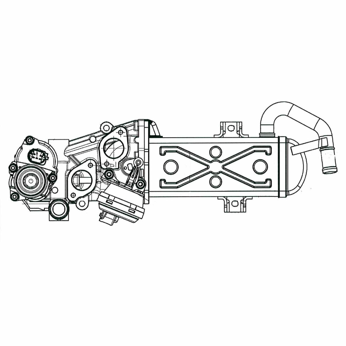 Радиатор системы EGR LUZAR LREG 1808 preview 4