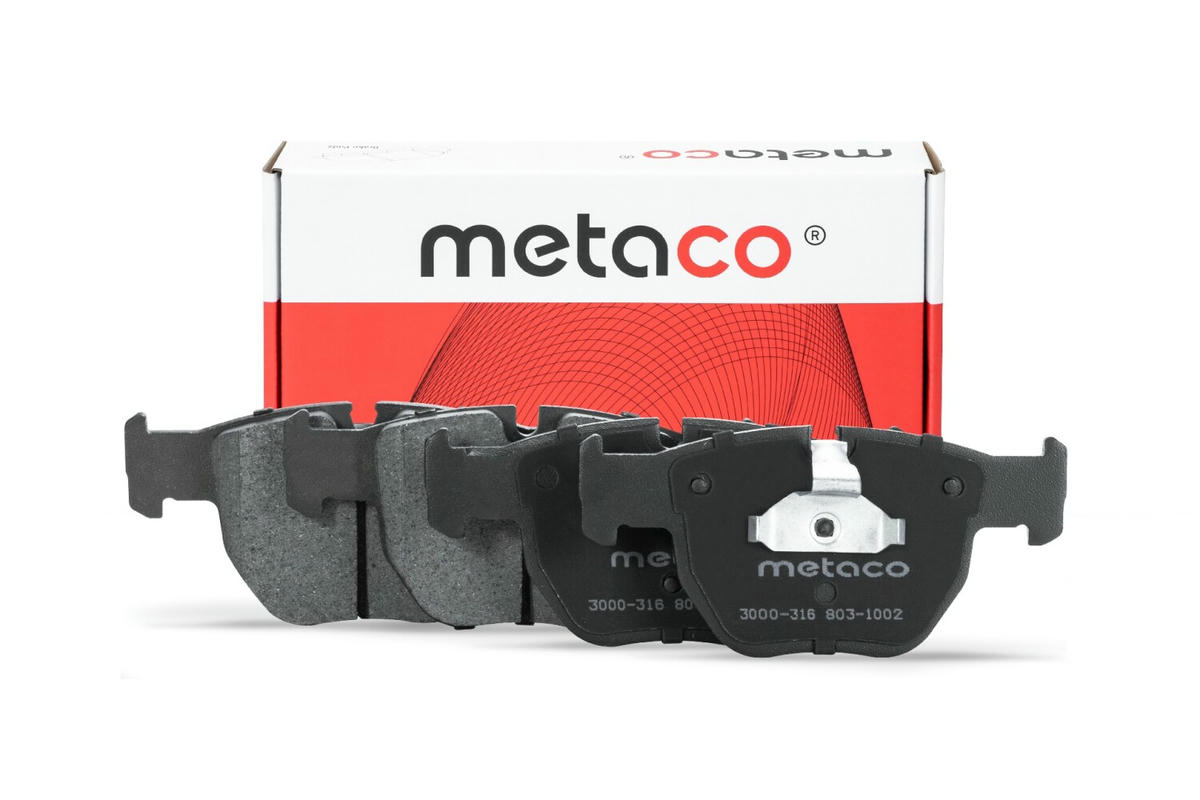 Колодки тормозные передние к-кт metaco 3000-316 preview 1