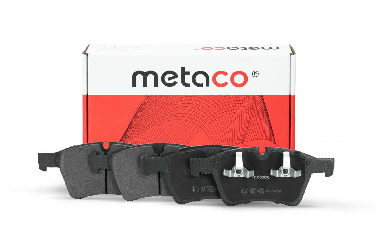 Колодки тормозные передние к-кт metaco 3000-290 preview 1