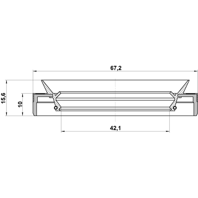 Сальник привода FEBEST 95MEY-44671016C preview 2