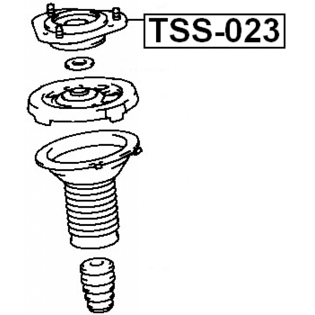 Опора амортизатора FEBEST TSS-023 preview 2