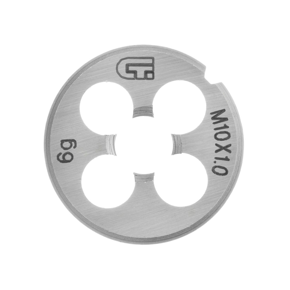 СИБРТЕХ 77024 Плашка круглая метрическая М10x1,0мм preview 2