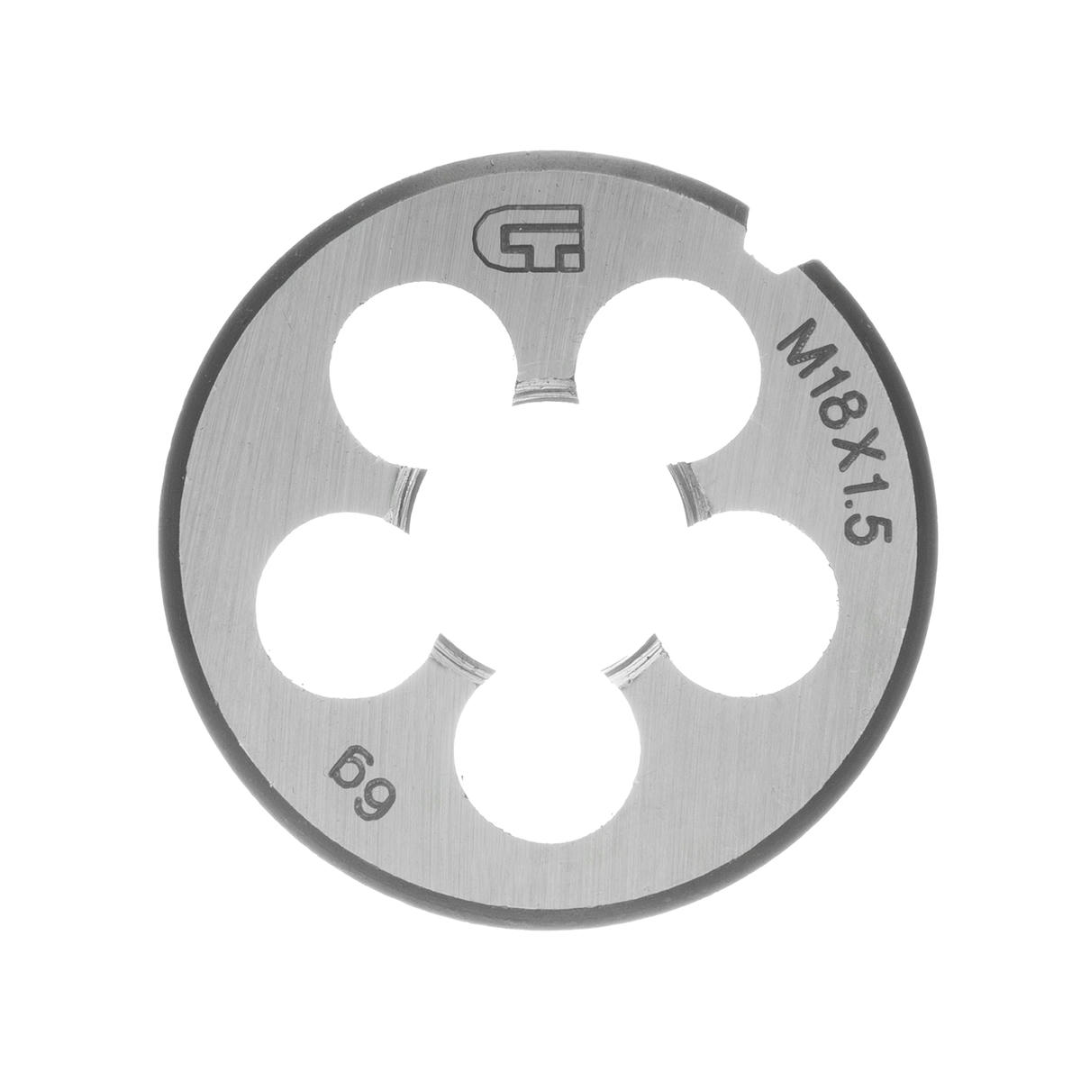 СИБРТЕХ 77048 Плашка круглая метрическая М18x1,5мм preview 2