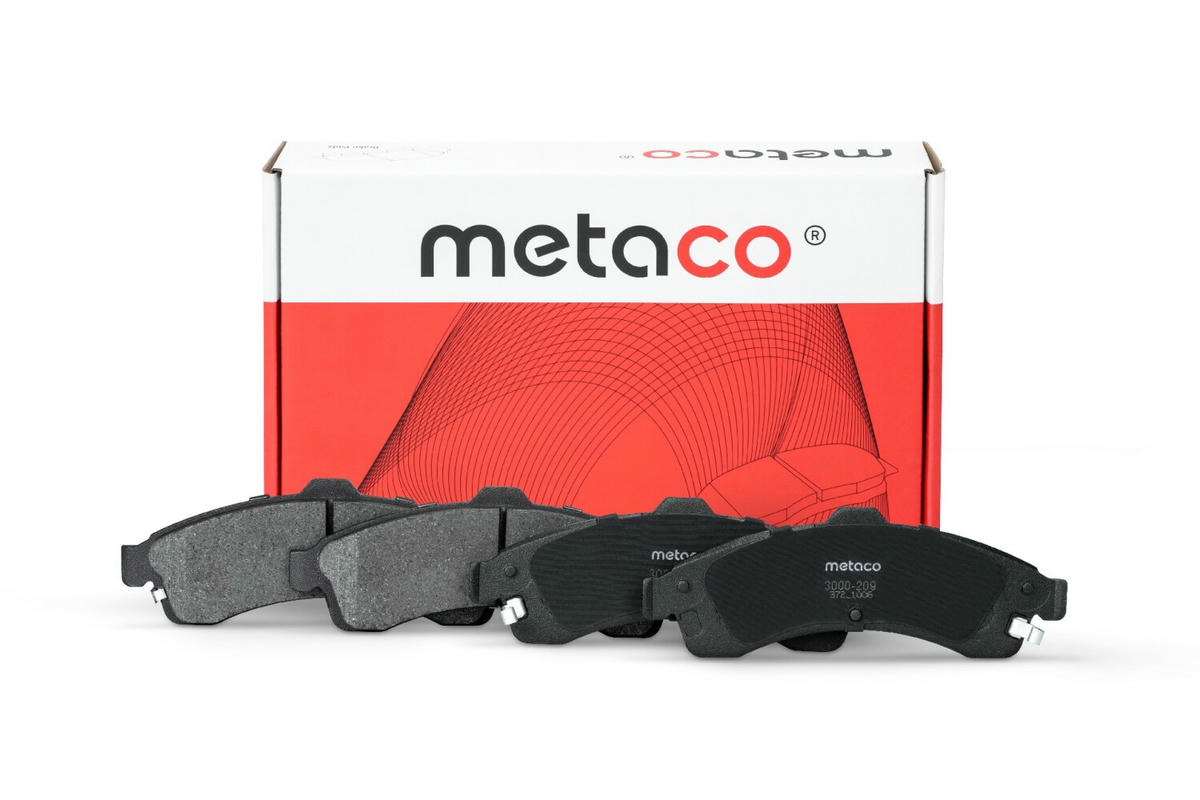 Колодки тормозные передние к-кт metaco 3000-209 preview 1 Колодки тормозные передние к-кт metaco 3000-209 preview 1