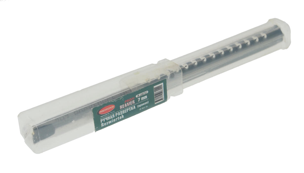 Развертка ручная (прямая) 7мм, в пластиковом футляре ROCKFORCE preview 1