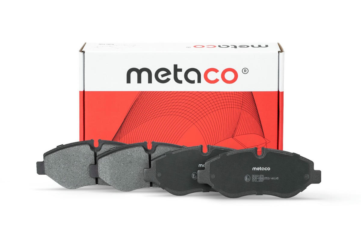 Колодки тормозные передние к-кт metaco 3000-270 preview 1