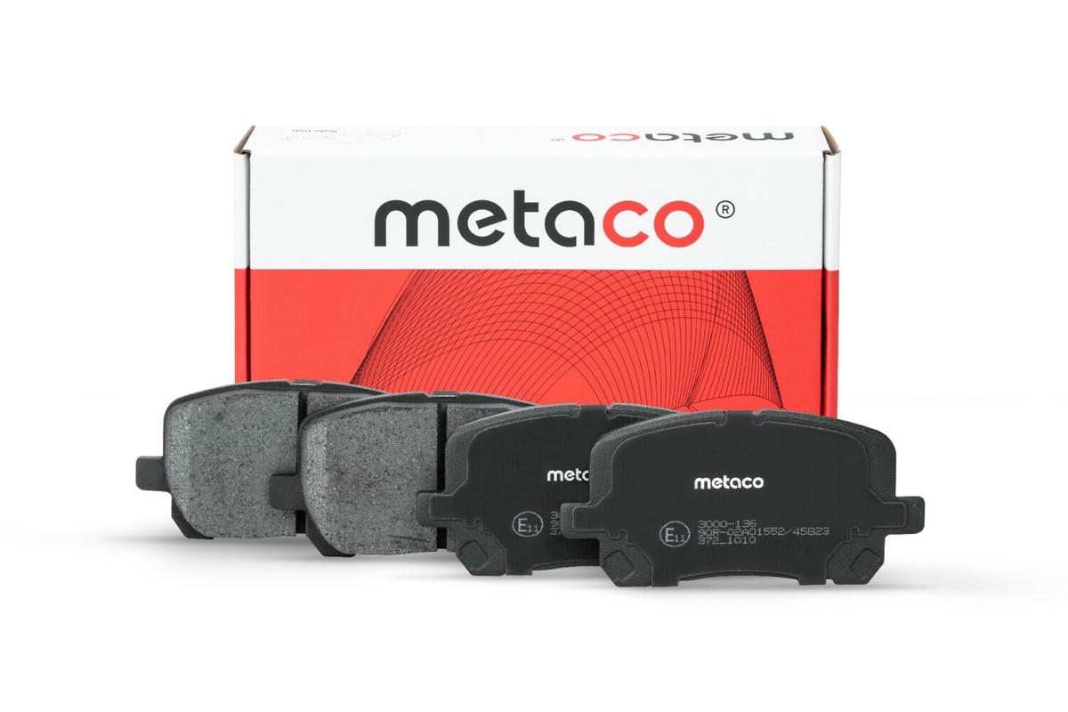 Колодки тормозные передние к-кт metaco 3000-136 preview 1