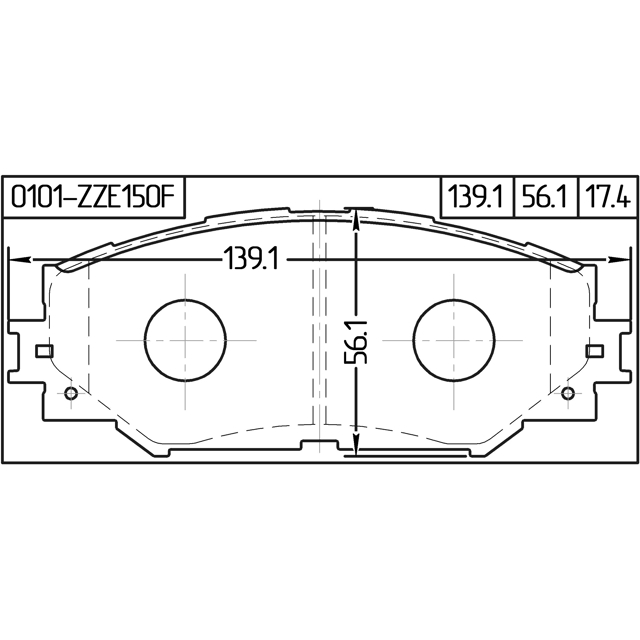 Колодки пер. TOYOTA RAV4 ACA3#,ALA3#,GSA33,ZSA3# 2005.11-2012.12 [GR] preview 2