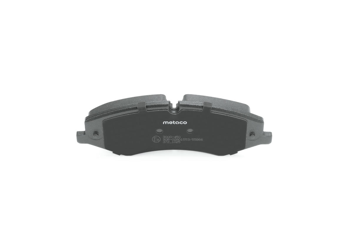 Колодки тормозные передние к-кт metaco 3000-450 preview 4