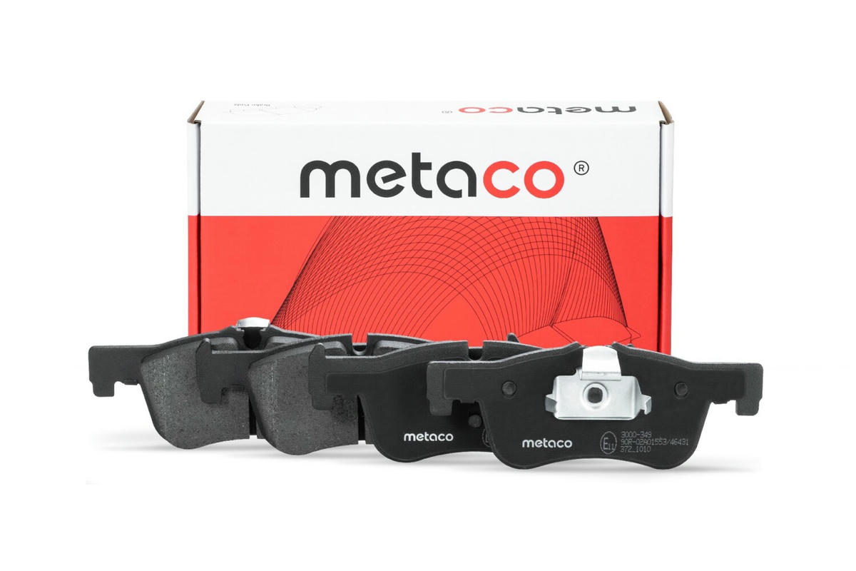 Колодки тормозные передние к-кт metaco 3000-349 preview 1