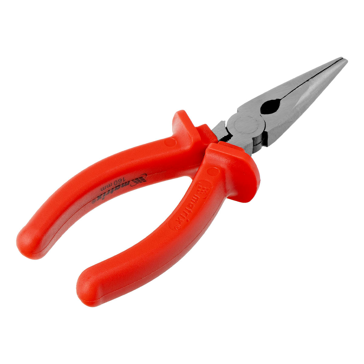 MATRIX 17192 Длинногубцы Econom, 160 мм, прямые шлифованные, пластмассовые рукоятки preview 2