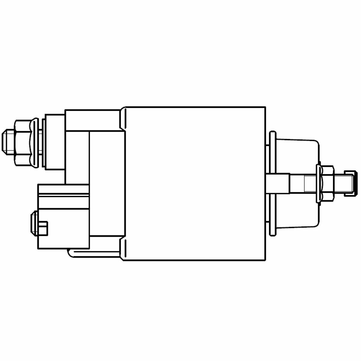 Реле втягивающее стартера для а/м Toyota Corolla E150 (06-)/Rav 4 A30 (08-) 1.6i/2.0i (VSR 1903) preview 5