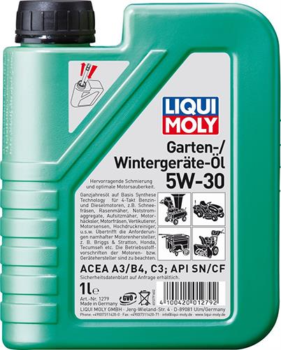 Масло моторное LIQUI MOLY HC-синт 4Т всесезон. для сад. техники 5W30 1л синт. preview 1