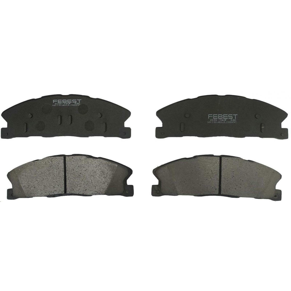 Колодки тормозные передние к-кт FEBEST 2101-TWJF preview 1