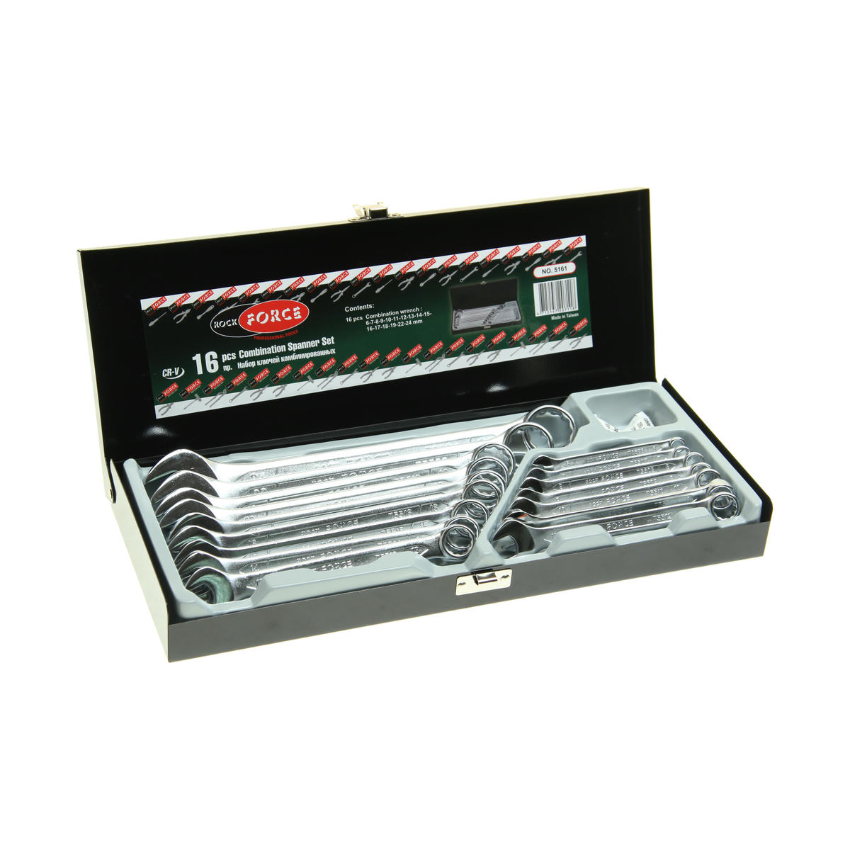 Набор ключей комбинированных 16пр кейс ROCK FORCE preview 2
