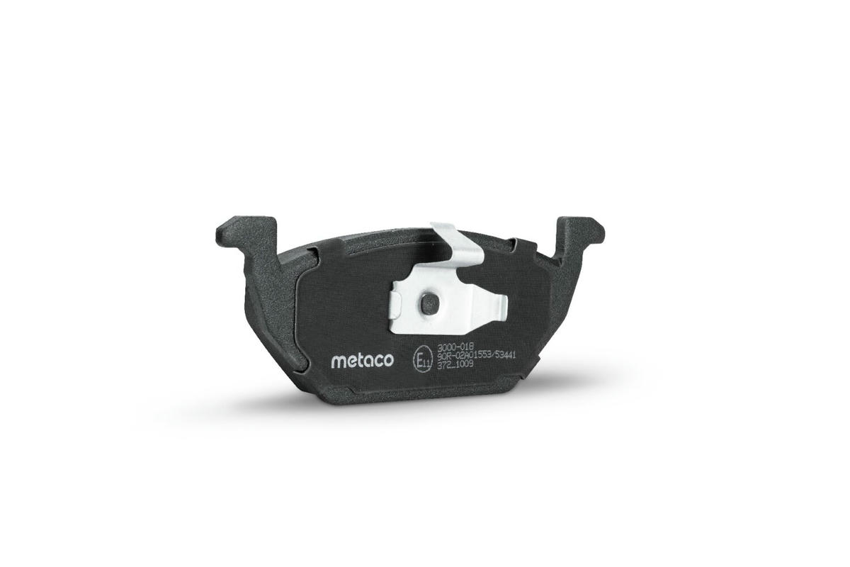 Колодки тормозные передние к-кт metaco 3000-018 preview 2