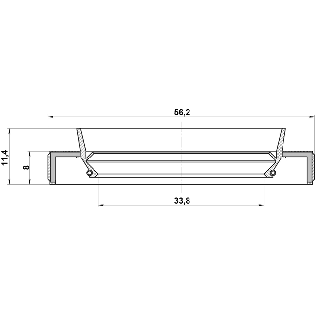 Сальник привода FEBEST 95HBY-35560811L preview 2