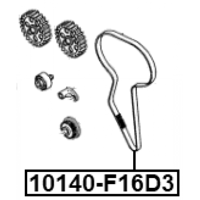 10140-F16D3_ремень ГРМ! Chevrolet Aveo/Cruze preview 2