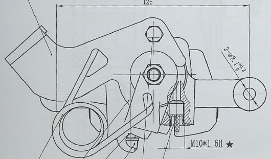 Суппорт тормозной задний TRIALLI CF 084764 preview 1