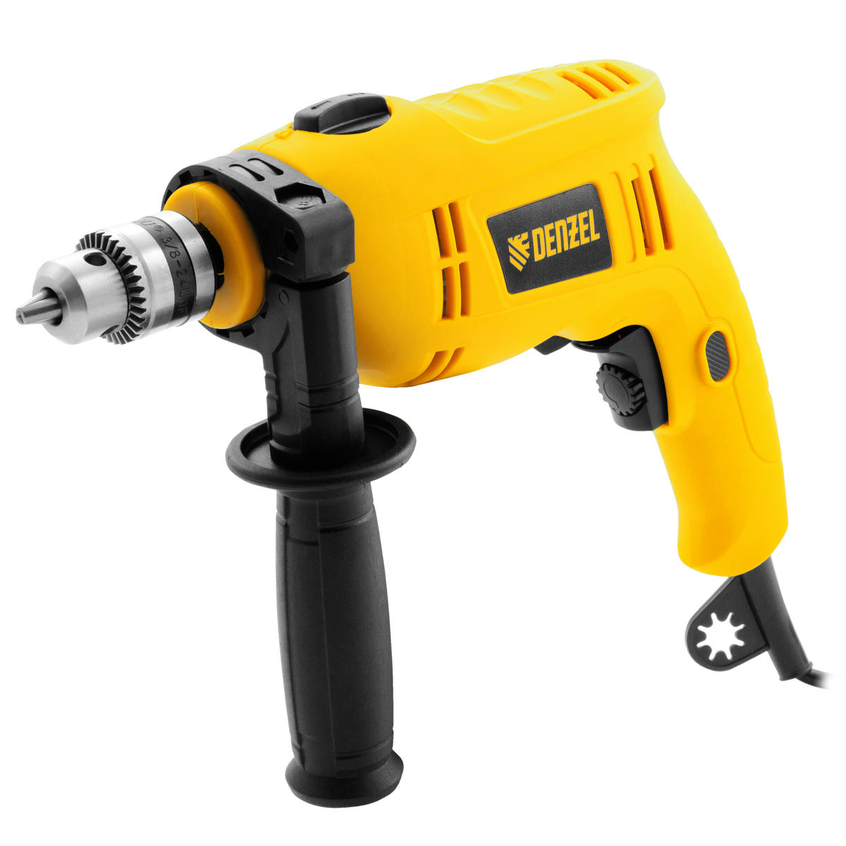 DENZEL 26302 Дрель ударная ID-550, 550 Вт, 0-2900 об/мин, 464000 уд/мин preview 1