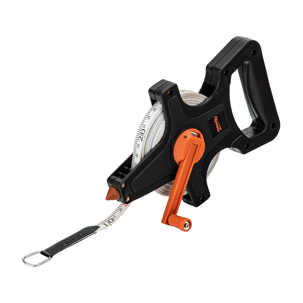 Рулетка геодезическая, 30 м х 12,5 мм, лента ПВХ, открытый корпус SPARTA preview 3