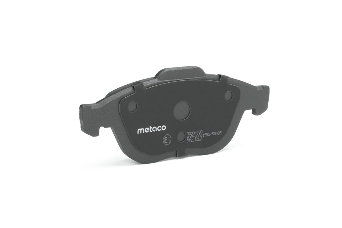 Колодки тормозные передние к-кт metaco 3000-438 preview 3